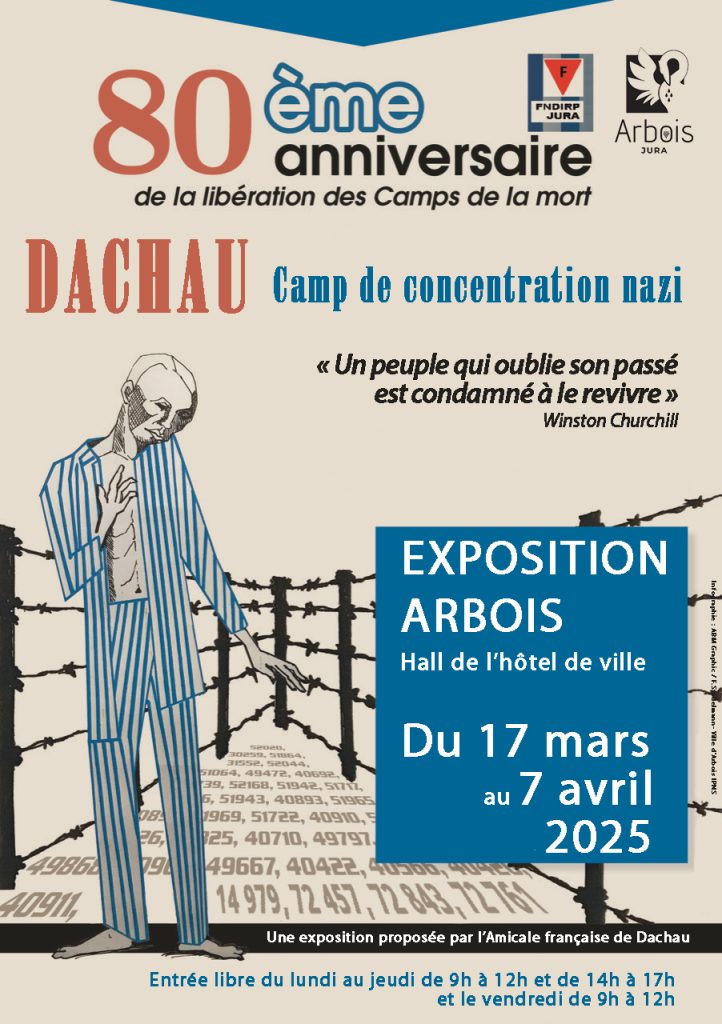 Exposition sur le camp de concentration nazi de Dachau - Arbois